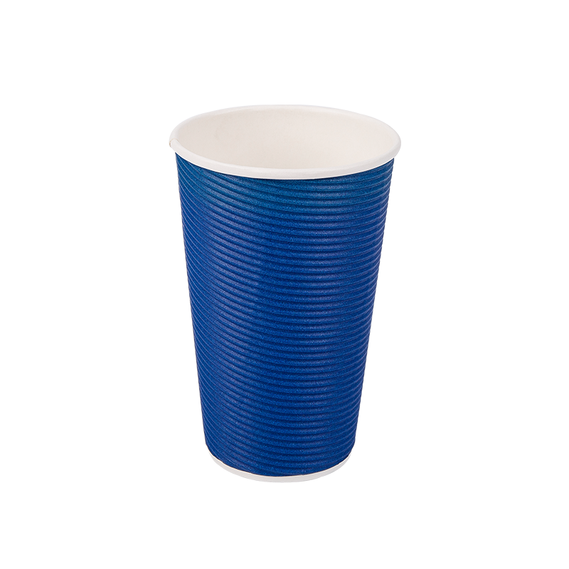 16oz Cupáin Páipéir roctha Indiúscartha In-bhithmhillte