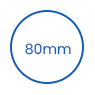 Lid Corn PET Indiúscartha 80mm icon