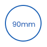 Lid Corn PET Indiúscartha 90mm icon